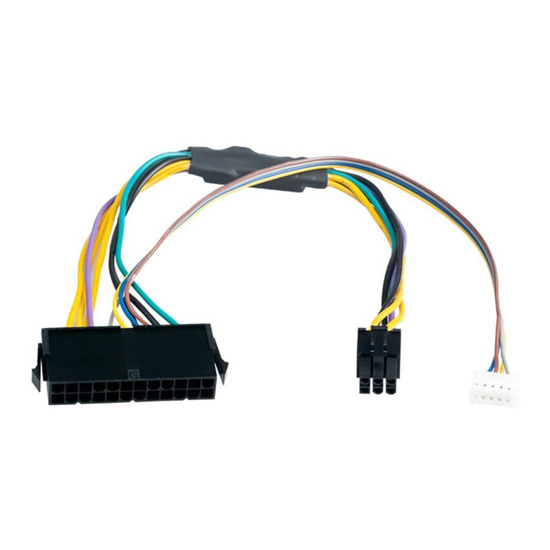 Cáp chuyển đổi nguồn lỗ cắm atx 24pin sang đầu cắm 6 chân Pci-E Psu cho Hp Elite 8100 8200 8300 800g1