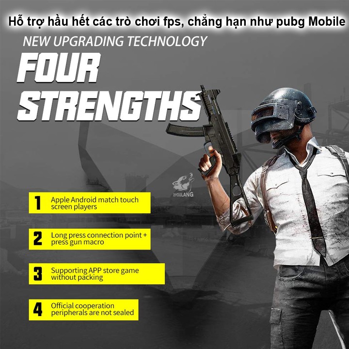 Combo Trọn Bộ Bàn Phím K15 + Chuột K3 + Hộp Chuyển Đổi G1 chơi game PUBG Mobile cho Android, IOS, iPad như PC - VL