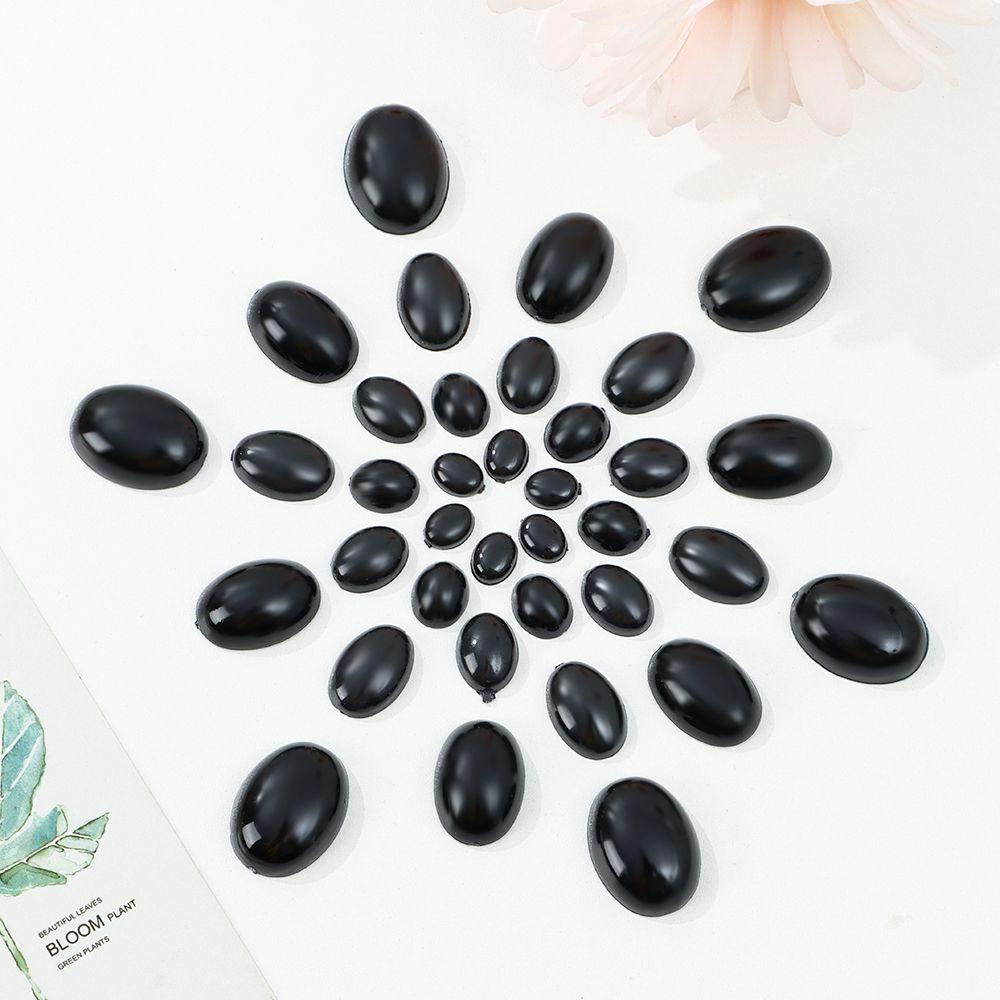 20 / 50 Nút Nhựa Hình Oval Cho Búp Bê