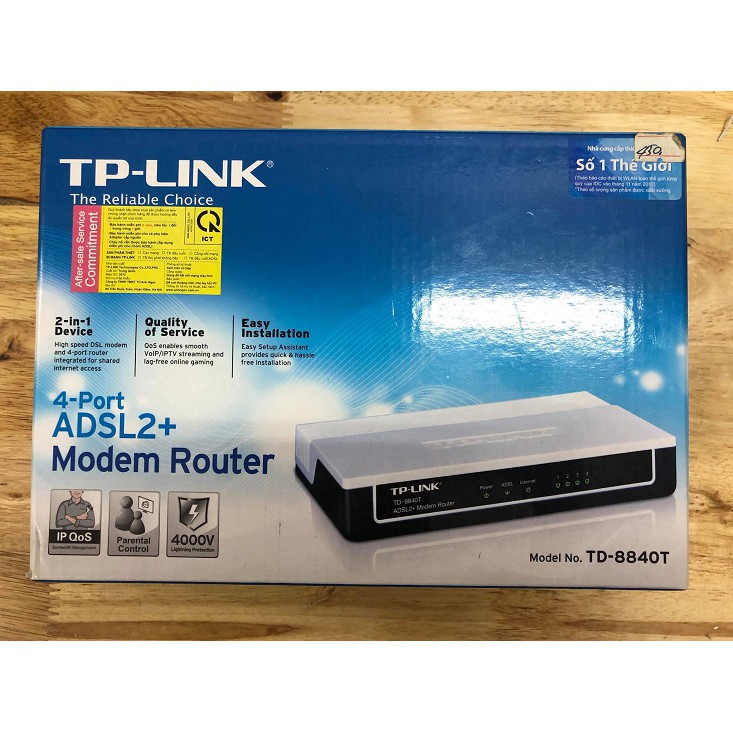Modem TP-Link 4 cổng LAN