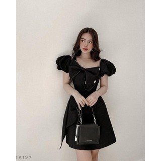 đầm dự tiệc phối lưới kết hạt