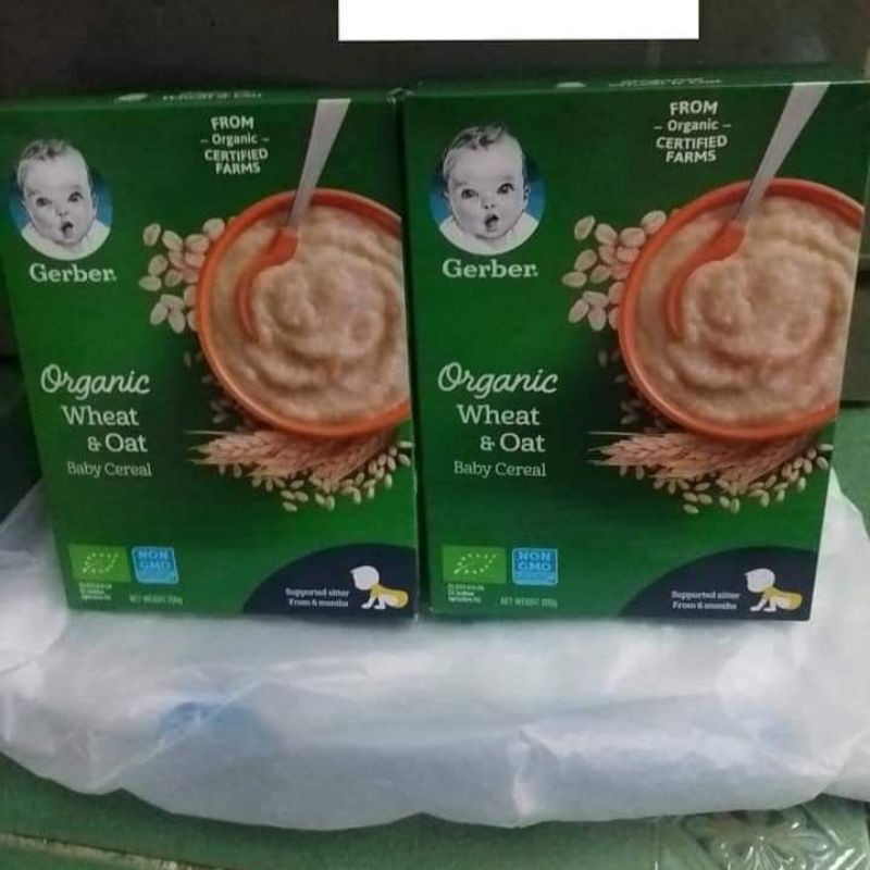 Bột ăn dặm Gerber organic yến mạch 200g