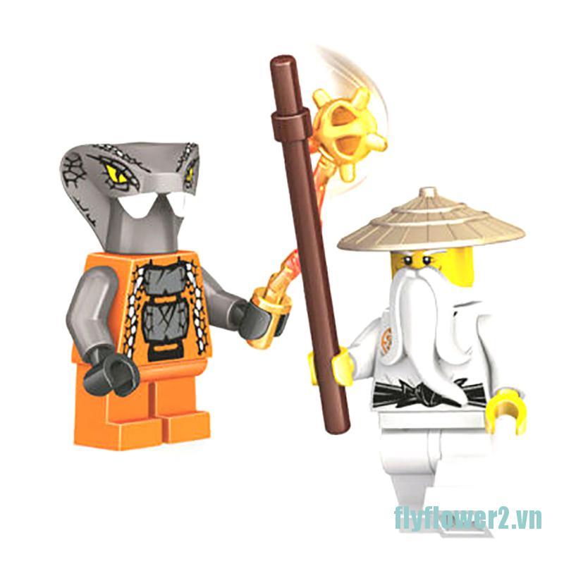 Set 24 Mô Hình Đồ Chơi Nhân Vật Hoạt Hình Ninjago