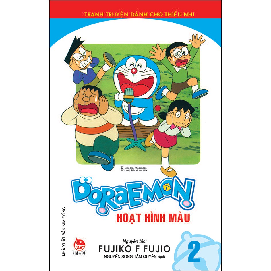 Truyện tranh Doraemon hoạt hình màu - Lẻ tập 1 2 - NXB Kim Đồng