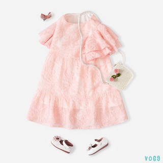 Váy Bé Gái 2 Lớp Dáng Xòe Tay 2 Tầng Siêu Xinh Xắn BELLO LAND