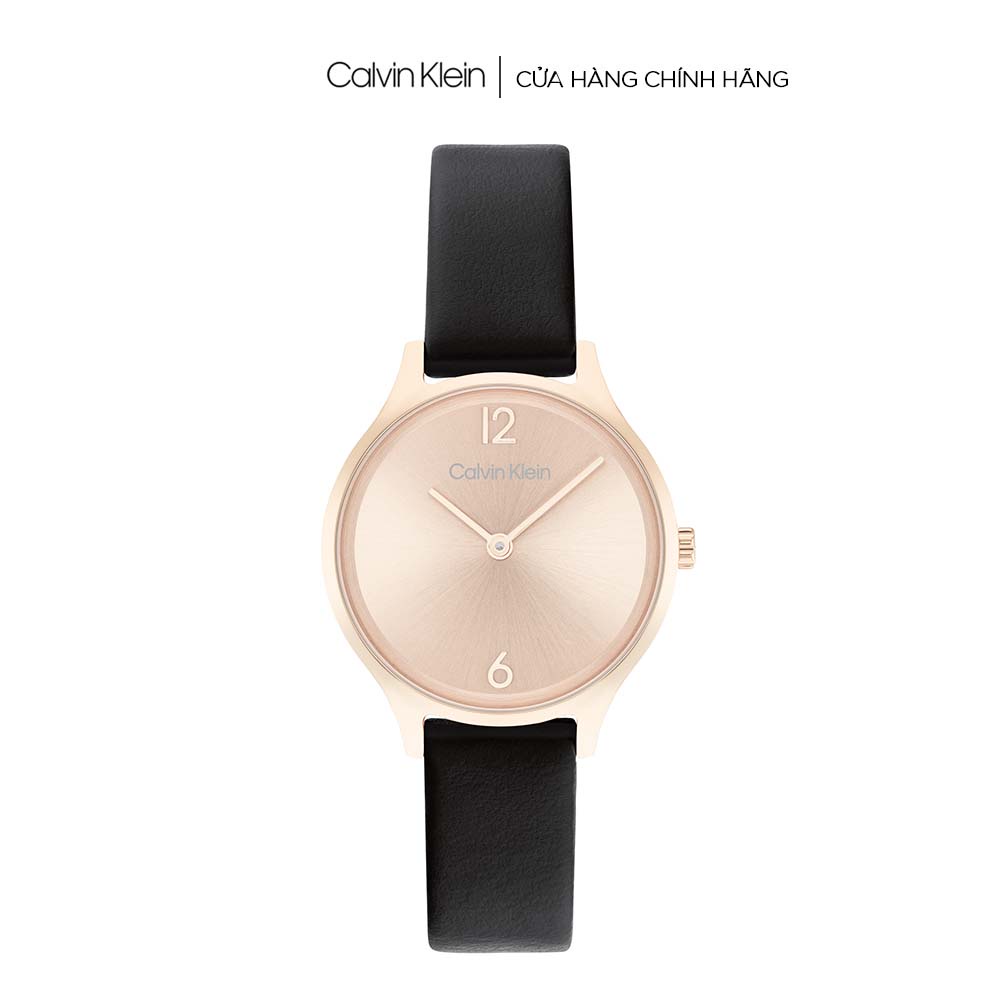 Đồng hồ Calvin Klein Nữ dây Da SS22 - Timeless 2H CK 25200060