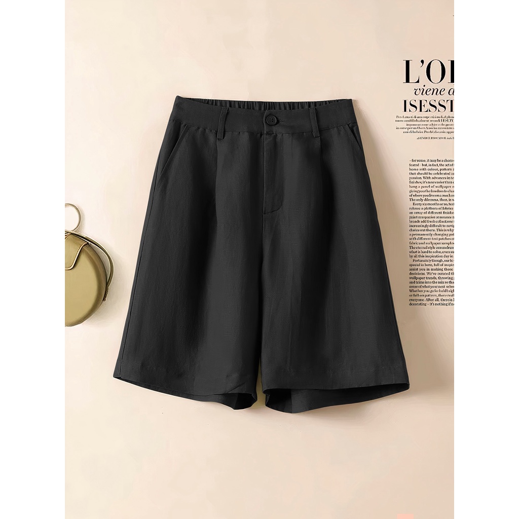 Quần đùi nữ chất đũi mềm mịn , đủ size 42 đến 67kg