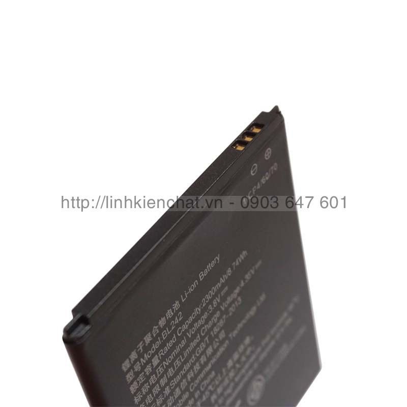 Pin Lenovo A6000 A6010 BL242 2300mAh Zin - Hàng nhập Khẩu