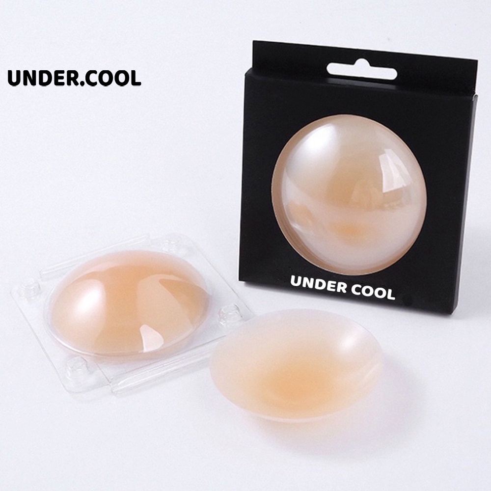 Miếng Dán Ngực UNDERCOOL silicon tàng hình tự sinh nhiệt (Hộp 2 miếng)