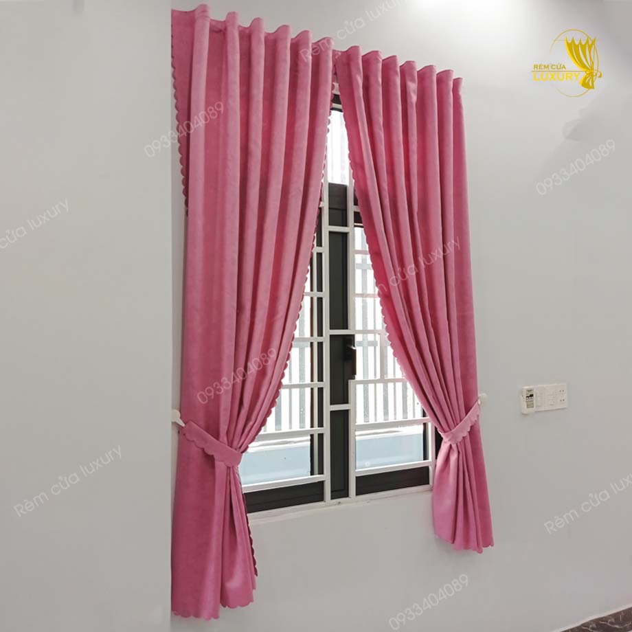 Rèm cửa màu hồng, vàng đồng, màu nâu dành cho cửa sổ và cửa chính, hàng hàng loại 1