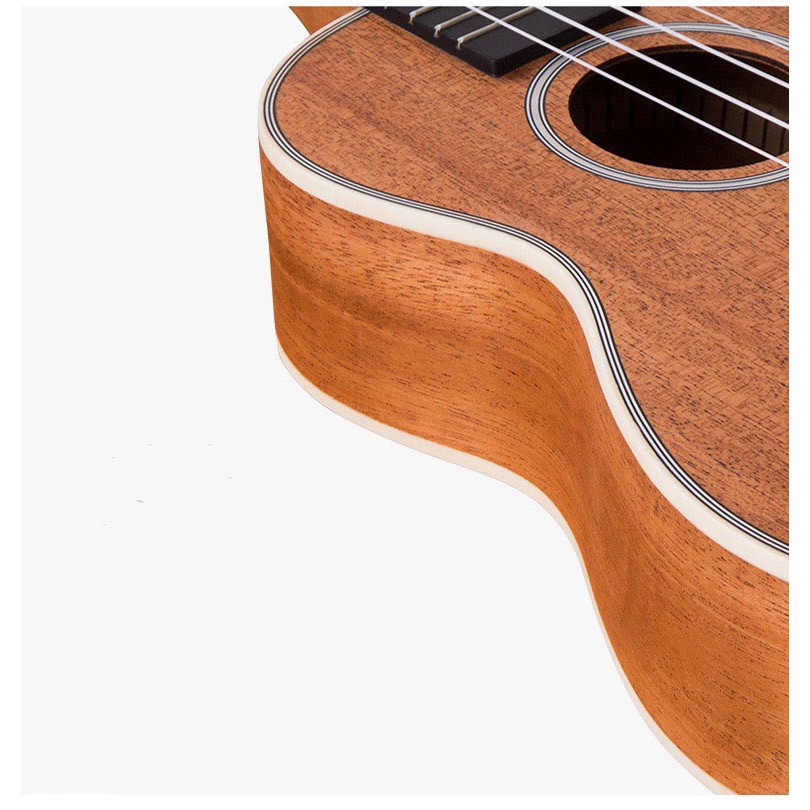 Đàn Ukulele gỗ XOAN ĐÀO ÂM THANH CHUẨN concert  - tặng phụ kiện JD121
