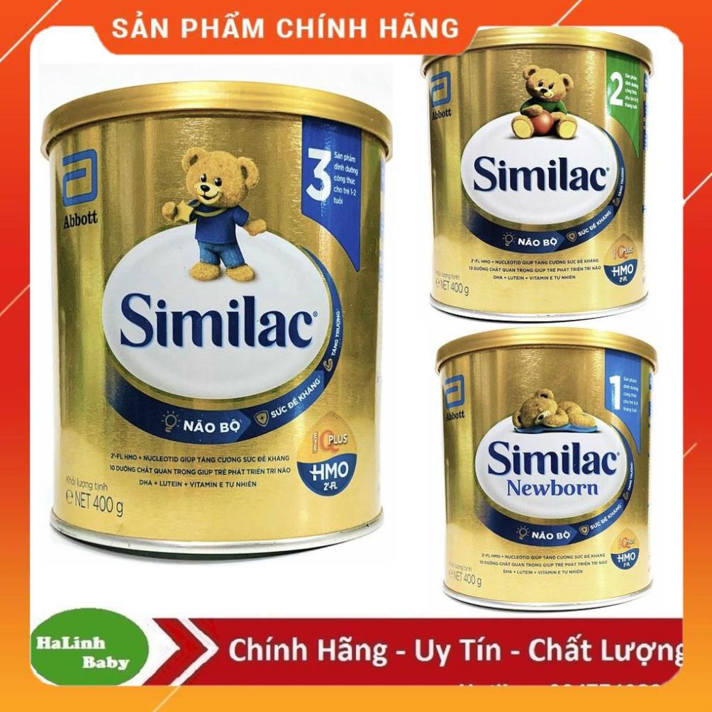 Sữa Similac IQ Plus HMO 1,2,3 400g [Mẫu Mới]