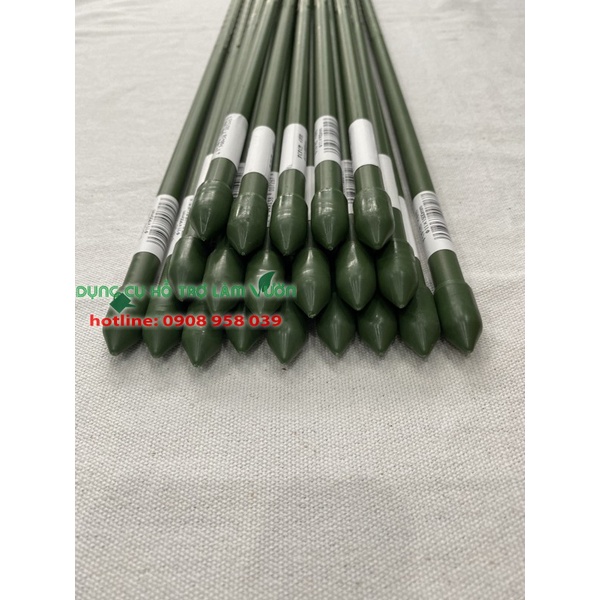 Ống thép bọc nhựa của Nhật phi 11 dài 120cm, set 10 ống chuyên dùng cắm chống đỡ cho cây