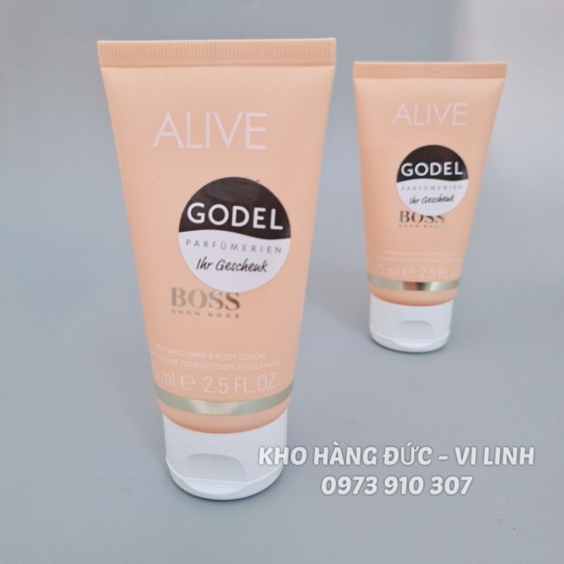 Sữa dưỡng thể Hugo Boss Boss Alive 75 ml Sữa dưỡng thể Hand & Body Lotion