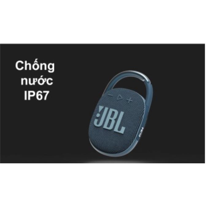 Loa BLUTOOTH JBL Clip 4 5.1 Mini Clip4 Loa Trầm Ngoài Trời Chống Nước IP67 Di Động Có Móc - BẢO HÀNH 1 ĐỔI 1