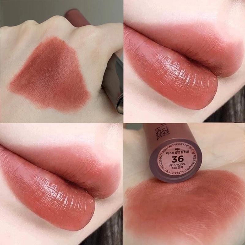 Son Kem Lì BBIA LAST VELVET LIP TINT - Màu 34 35 36 37 38