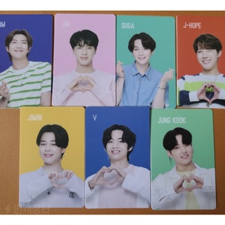 Ảnh quà photo card Chilsung cider x BTS