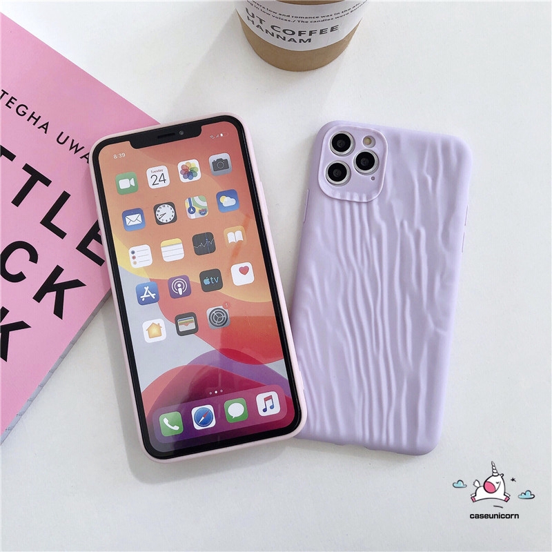 Ốp điện thoại mềm màu kẹo trơn kiểu sọc cho iPhone 11 Pro Max 6s 6 7 8 Plus X XR XS MAX | BigBuy360 - bigbuy360.vn