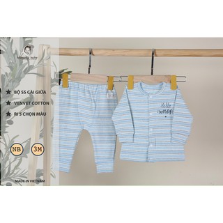 [HÀNG MỚI VỀ ]Bộ Dài Tay Momma Baby Thu Đông Cho Bé Trai Bé Gái NB - 3M -A10000