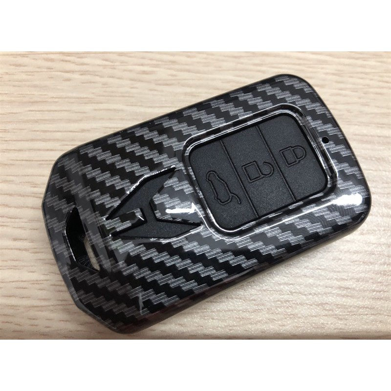 Ốp chìa khóa  vân cacbon  CITY-CIVIC-JAZZ-CRV-HRV - honda - đến 2019 (chìa 3 nút)