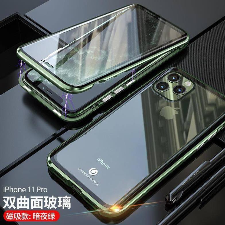 ỐP HÍT NAM CHÂM CƯỜNG LỰC 2 MẶT IPHONE 7G,8G,7P,8P,X,XS,XS MAX,XR,IPHONE 11,11 PRO,11 PRO MAX.