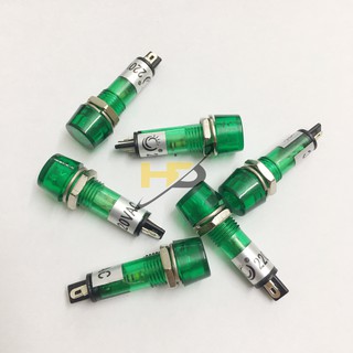 [COMBO 5] Đèn Led Báo Nguồn 220V Màu Xanh Lá 10mm