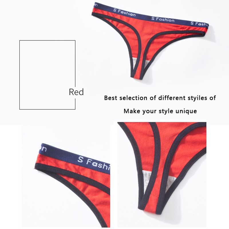 Sports Style Thong Women Seamless Underwear Panties Low Waist G String Soft Cotton Touch Stylish Breathable Comfortable M-XL | BigBuy360 - bigbuy360.vn