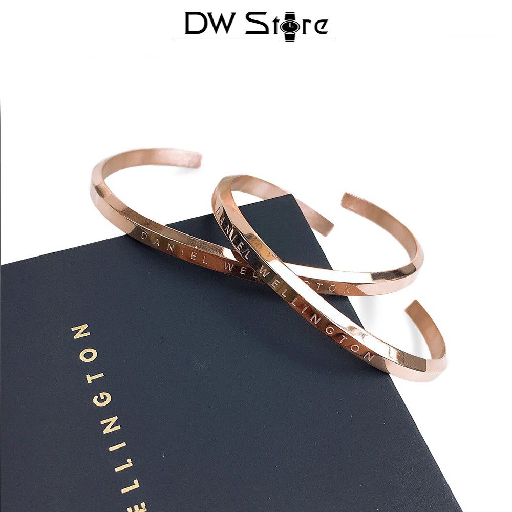 Vòng Tay Đôi Nam Nữ cao cấp không đen, không gỉ- Đủ Màu- Đủ Size- Vòng CUFF D./.W