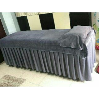 Com bo ga trải+vỏ gối+ ruột gối+khăn trải giường.