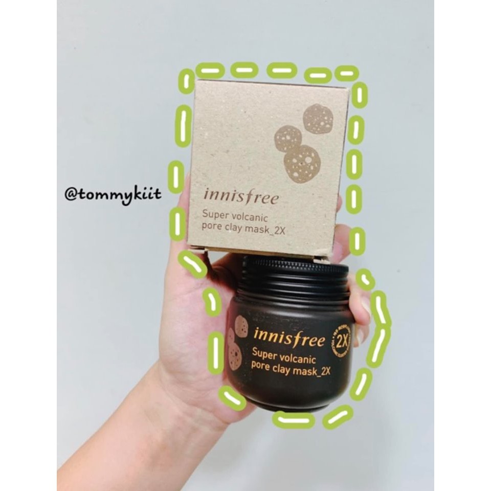 🌿🌿Mặt Nạ tro núi lửa Innisfree Super Volcanic Pore Clay Mask 2X