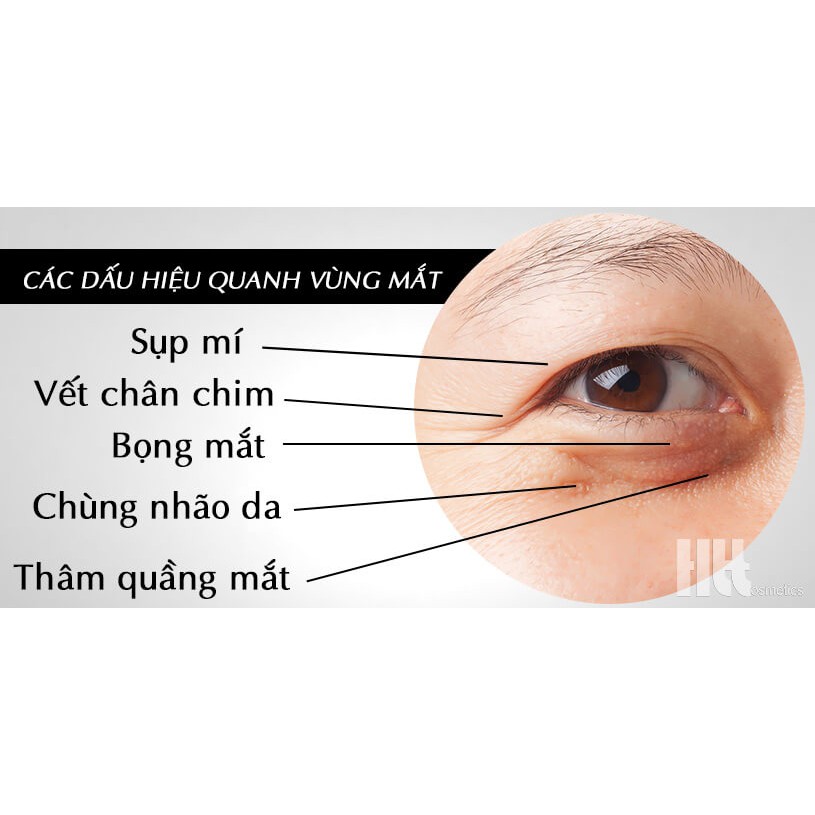 SERUM GIẢM NHĂN, MỜ QUẦNG THÂM, GIẢM BỌNG MẮT SAKURA EYE CONTOUR SERUM 15ML CHÍNH HÃNG - 6883