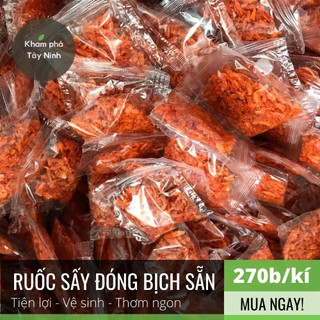 Ruốc sấy (tép sấy) đóng bịch sẵn dùng trong món bánh tráng bơ,  bánh tráng trộn thần thánh – shop Khám phá Tây Ninh