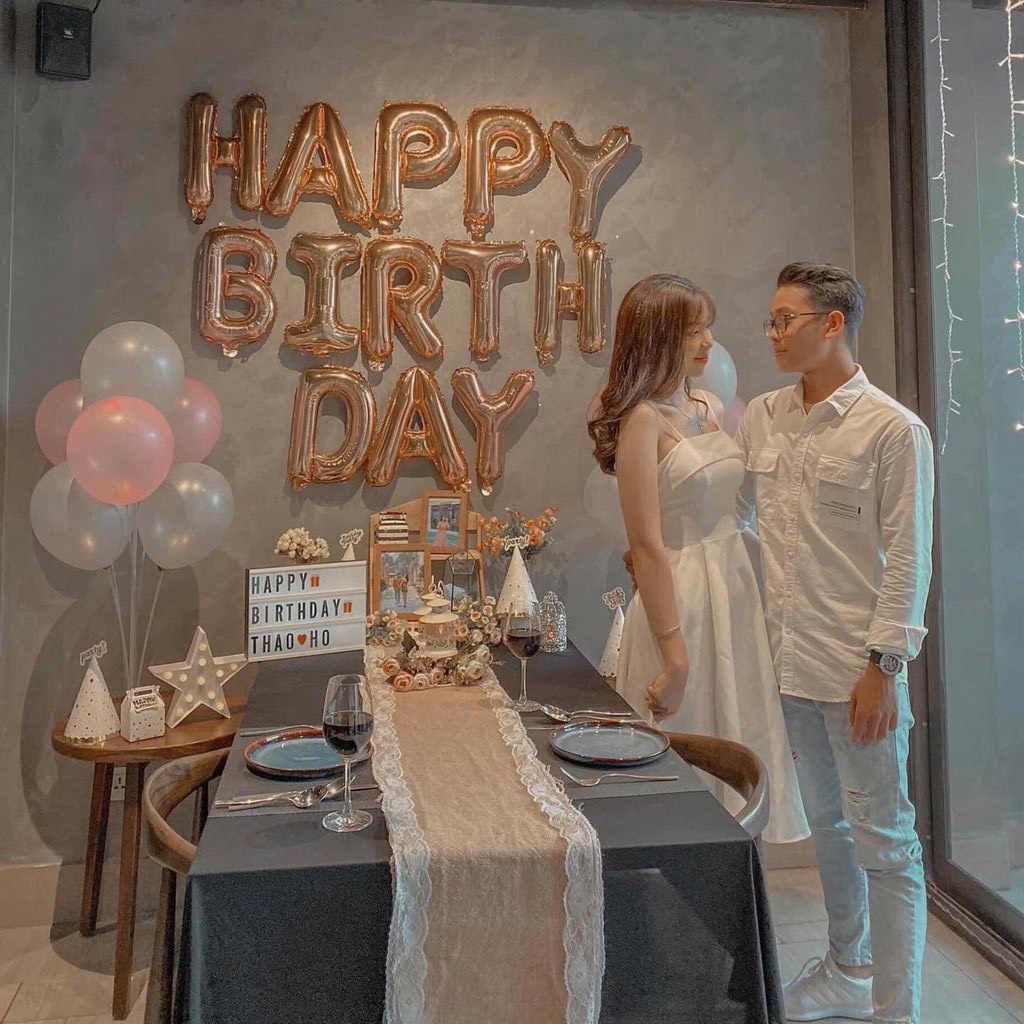 Set Trang Trí Sinh Nhật Nhanh Cho Người Yêu Trong 30p
