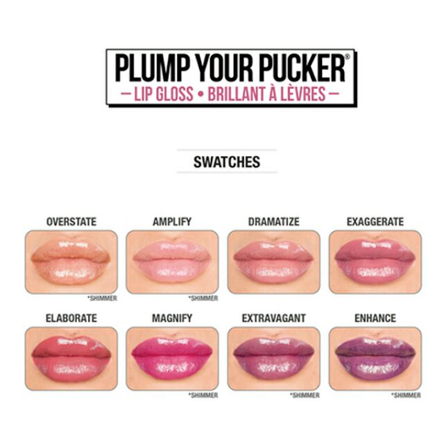 Son The Balm - màu EXAGGERATE - Plump Your Pucker - Lip Gloss ...