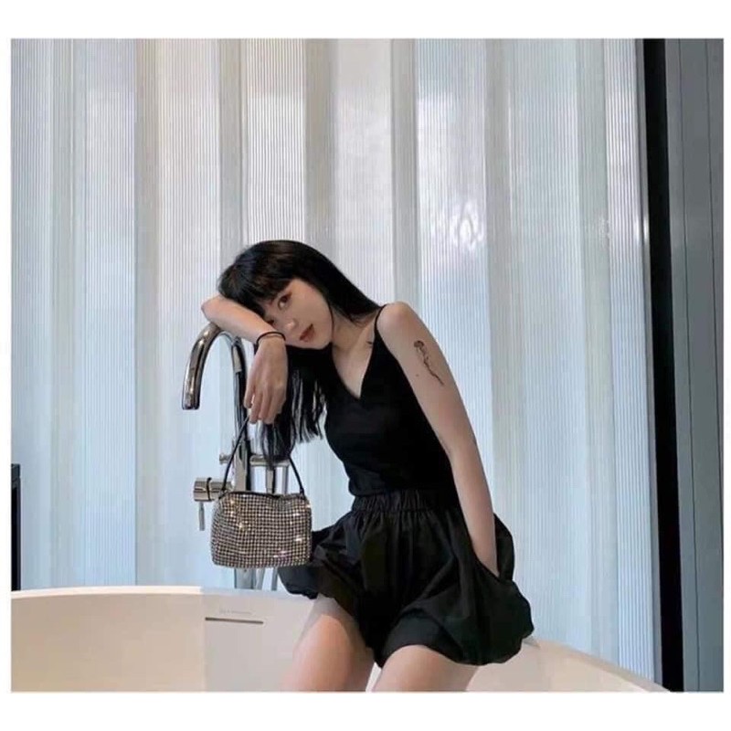 Túi kẹp nách đính đá sáng lấp lánh alex | BigBuy360 - bigbuy360.vn