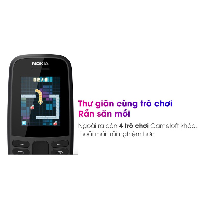 Điện Thoại Nokia 105 Dual Sim (2019) chính hãng new | BigBuy360 - bigbuy360.vn