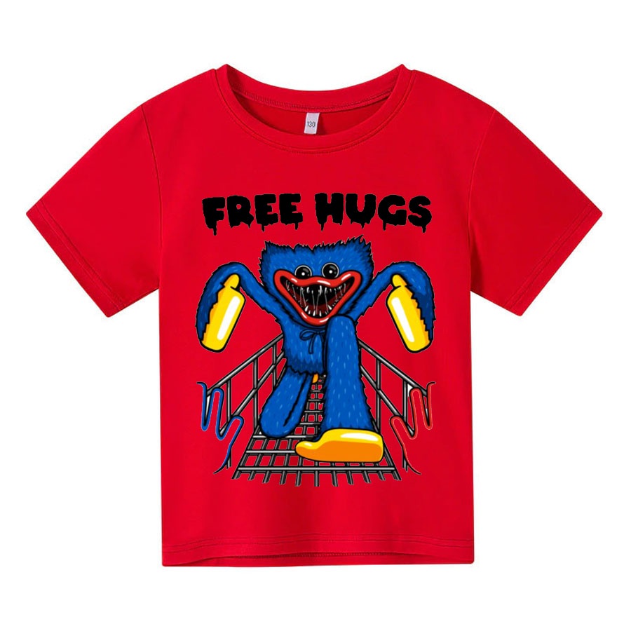 Áo thun cho bé huggy playtime 07 , 4 màu, có size người lớn, Anam Store