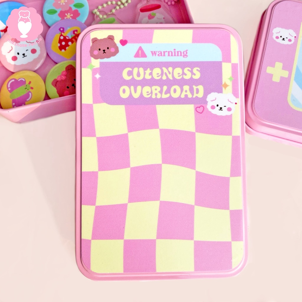 Hộp thiếc mini đa năng đựng phụ kiện, son, toploader, đồ trang sức Treasure box