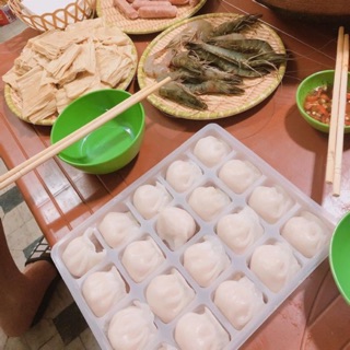 Há cảo tôm đóng khay 500g