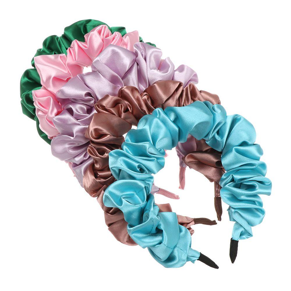 YOLA Băng Đô Cài Tóc Màu Trơn Phong Cách Retro Thời Trang