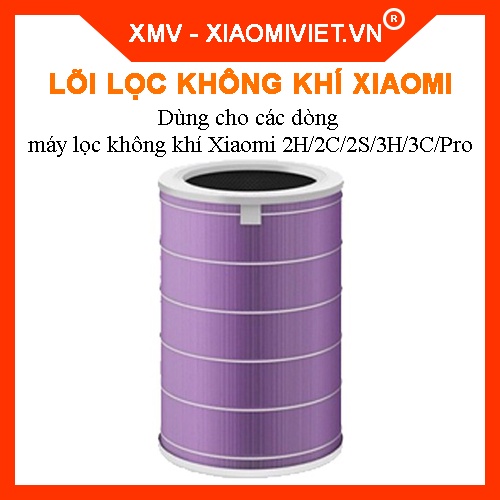 Lõi lọc thay thế cho máy lọc không khí Xiaomi 2H/2C/2S/3H/3C/Pro - Lọc Hepa, Lọc mùi, Lọc khử khuẩn - Hàng chính hãng