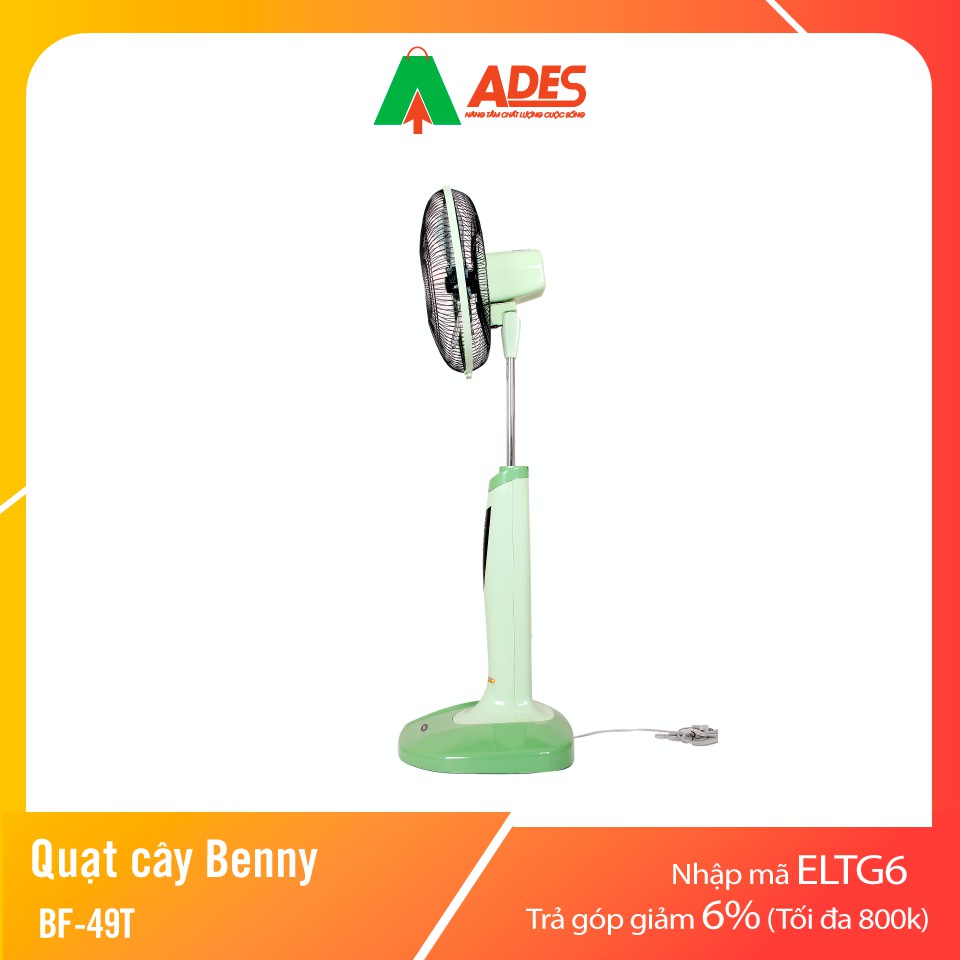 [Mã 154ELSALE2 giảm 7% đơn 300K] Quạt cây Benny BF-49T | Chính Hãng, Giá Rẻ