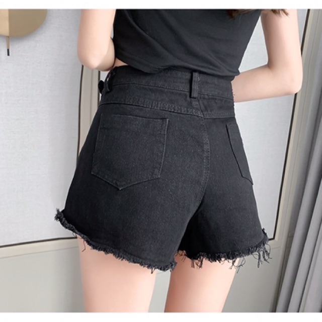 [ Mã FAMAYWA giảm 10K đơn 50K] Quần short kaki lưng cao phối dây xích cá tính | BigBuy360 - bigbuy360.vn