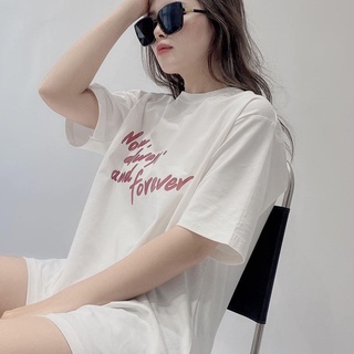 Áo Thun Tay Lỡ Form Rộng Unisex Mon In Now Alway And Forever ATIN114