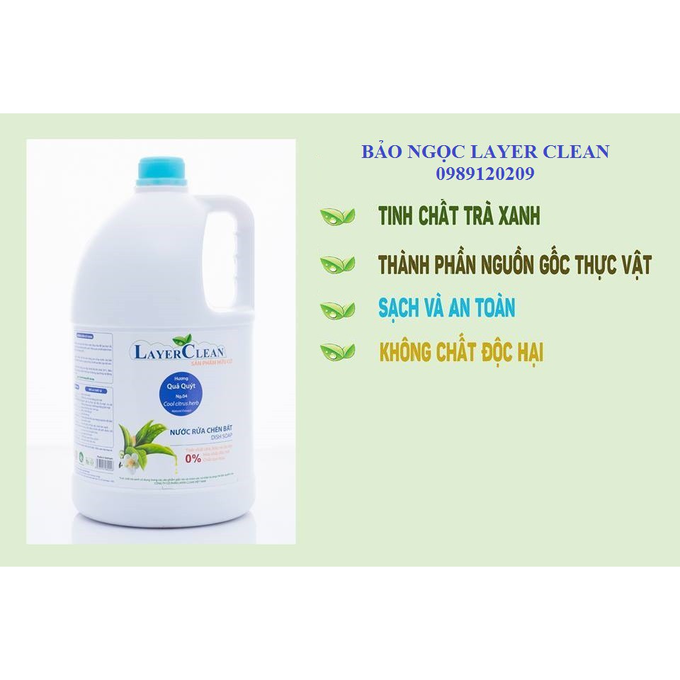 MUA 1 TẶNG 1 - MUA 1 CAN NƯỚC RỬA CHÉN QUÝT 5L TẶNG CHAI NƯỚC RỬA CHÉN 300ML