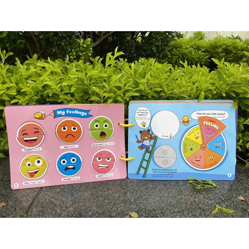 HỌC LIỆU BÓC DÁN BEEZI BOOK- XANH LÁ