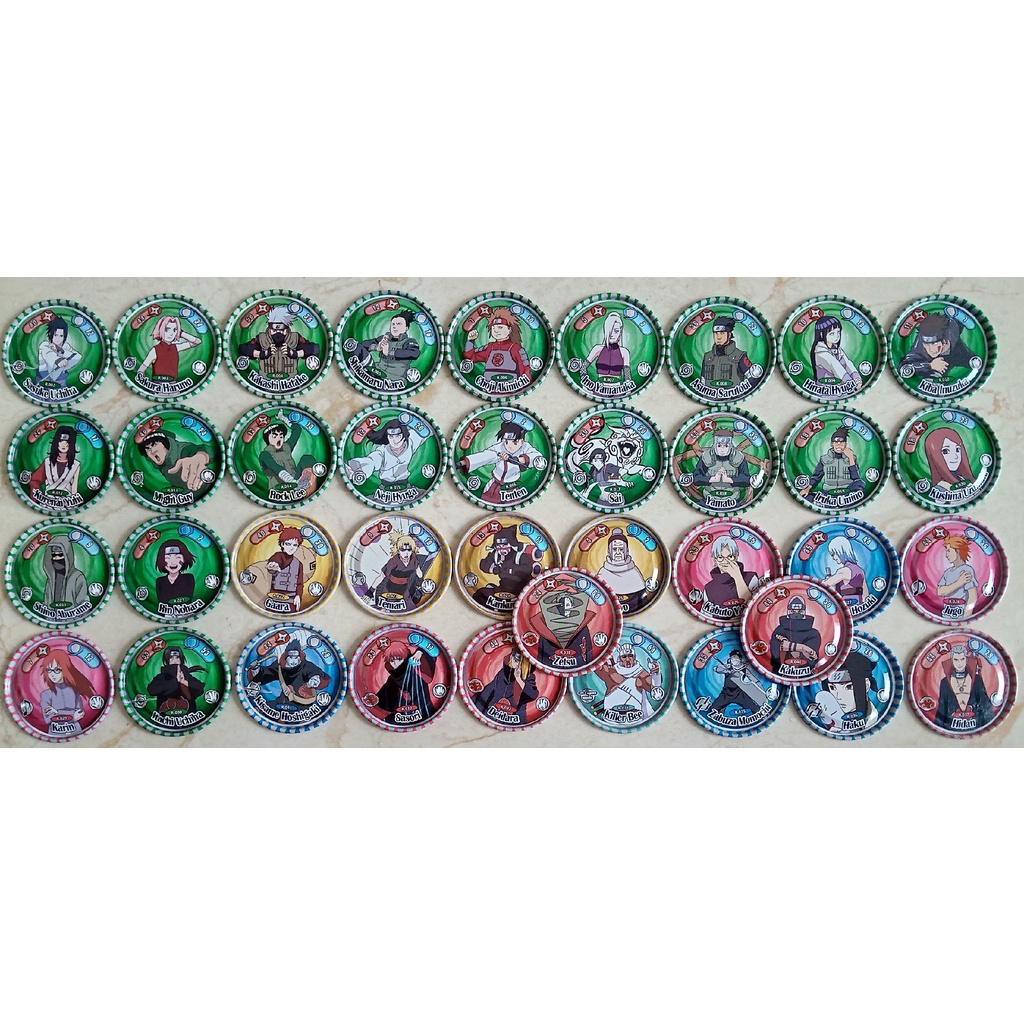 Thẻ Toonies Naruto Full thẻ như hình