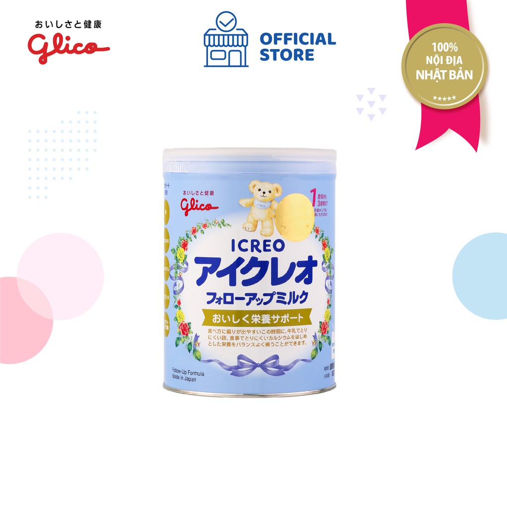 Sữa Glico Icreo Follow Up Milk (Icreo Số 1) Lon 820g