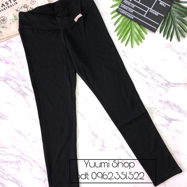 QUẦN LEGGING BẦU cạp chéo