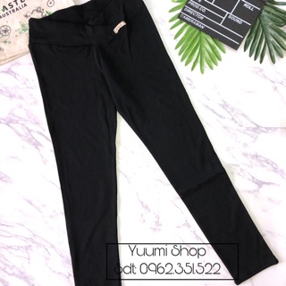 Quần legging bầu cạp chéo